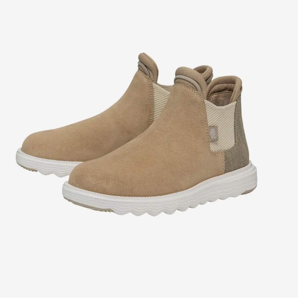 HEY DUDE BRANSON BOOT SUEDE TAN Womens